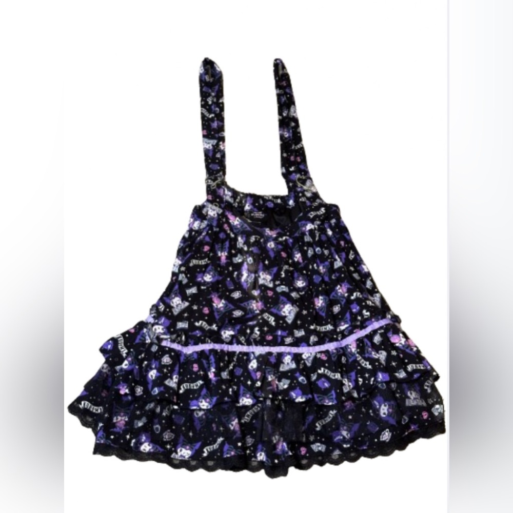 KUROMI by SANRIO fortune teller skirt with suspenders